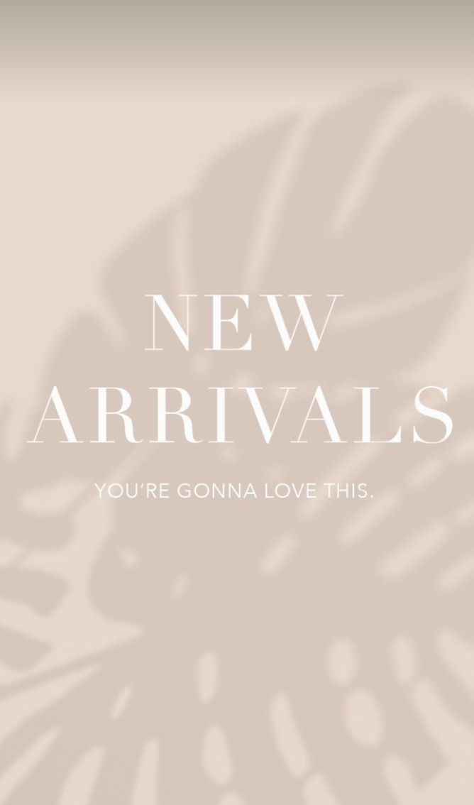 All New Arrivals
